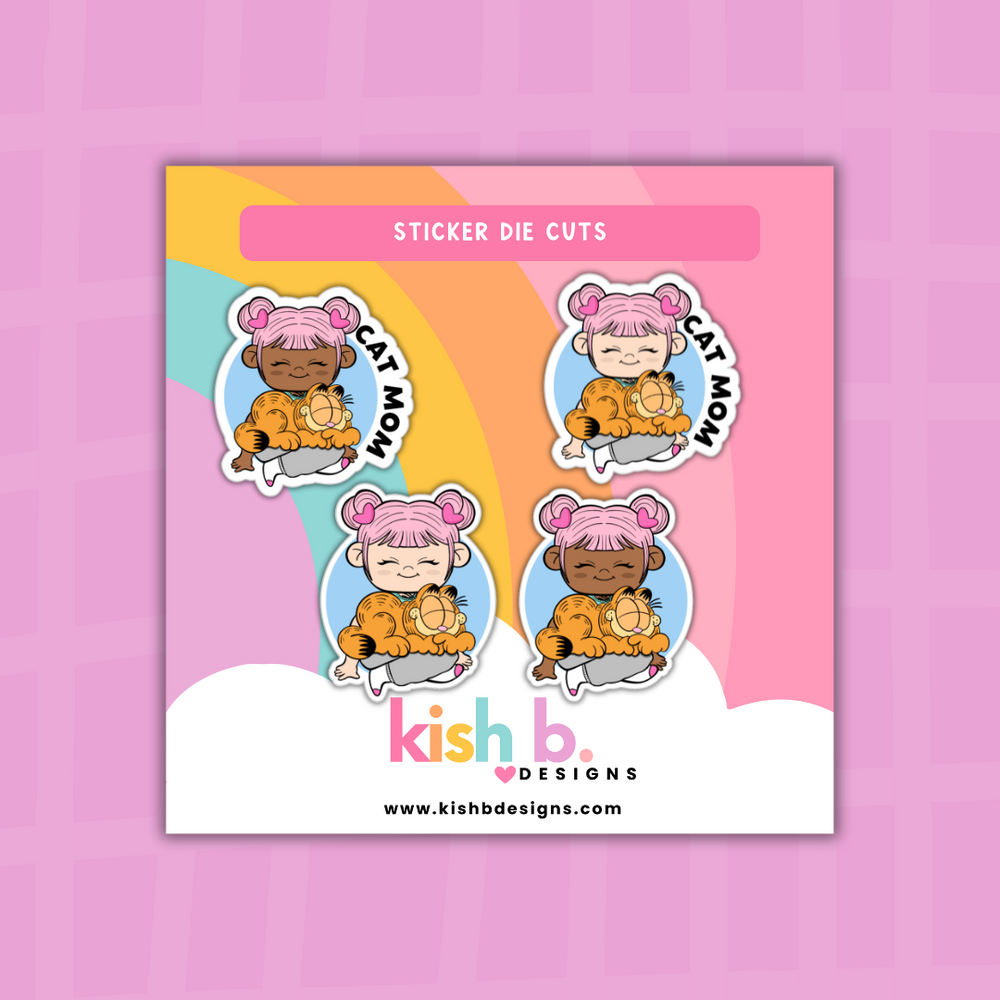 Cat Mom |Sticker Die Cut (ONLINE ORDER ONLY)