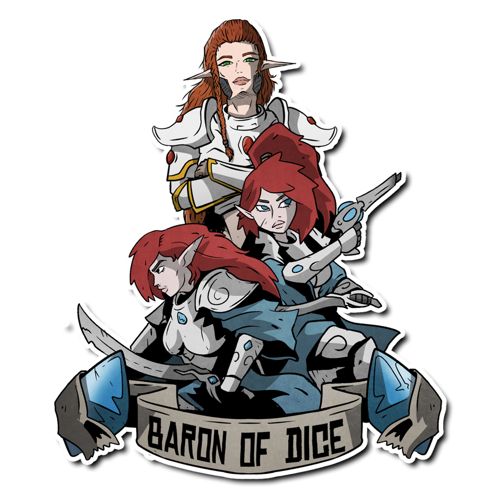 Premium Vinyl Stickers - Deadly Trio