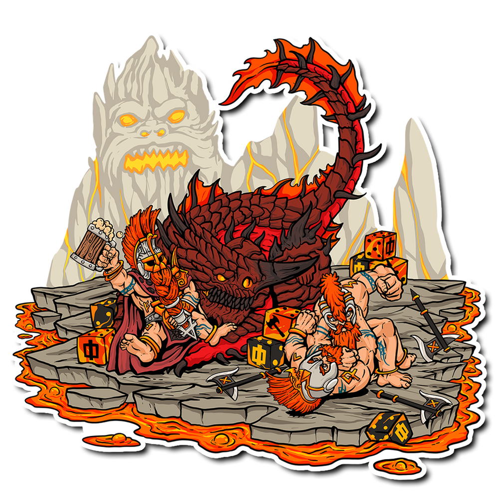 Premium Vinyl Stickers - Slayer Dwarves