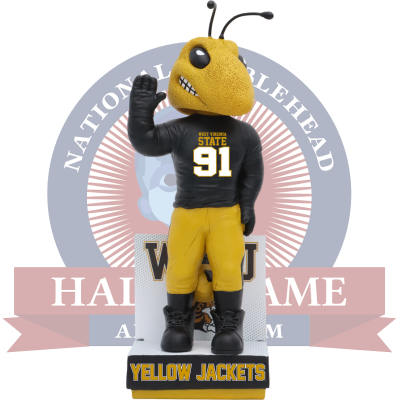 Stinger West Virginia State Yellow Jackets Mascot Bobblehead (ONLINE ORDER ONLY)