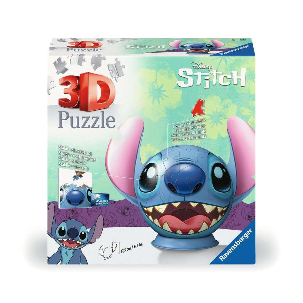Stitch Head 77 Piece 3D Jigsaw Puzzle Ravensburger (ONLINE ORDER ONLY)