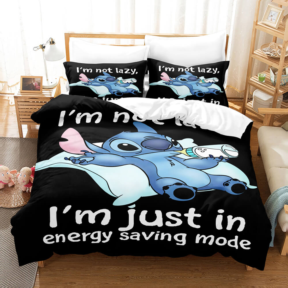 Stitch Pattern Bedding Set Kids Quilt Cover Without Filler (Online Order Only)