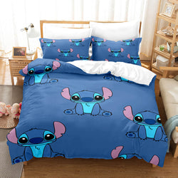Stitch Pattern Bedding Set Kids Quilt Cover Without Filler (Online Order Only)