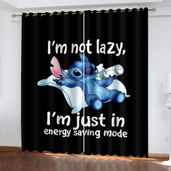 Stitch Curtains Blackout Pattern Window Drapes (Online Order Only)