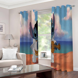 Stitch Curtains Cosplay Blackout Window Drapes for Room Decoration (Online Order Only)