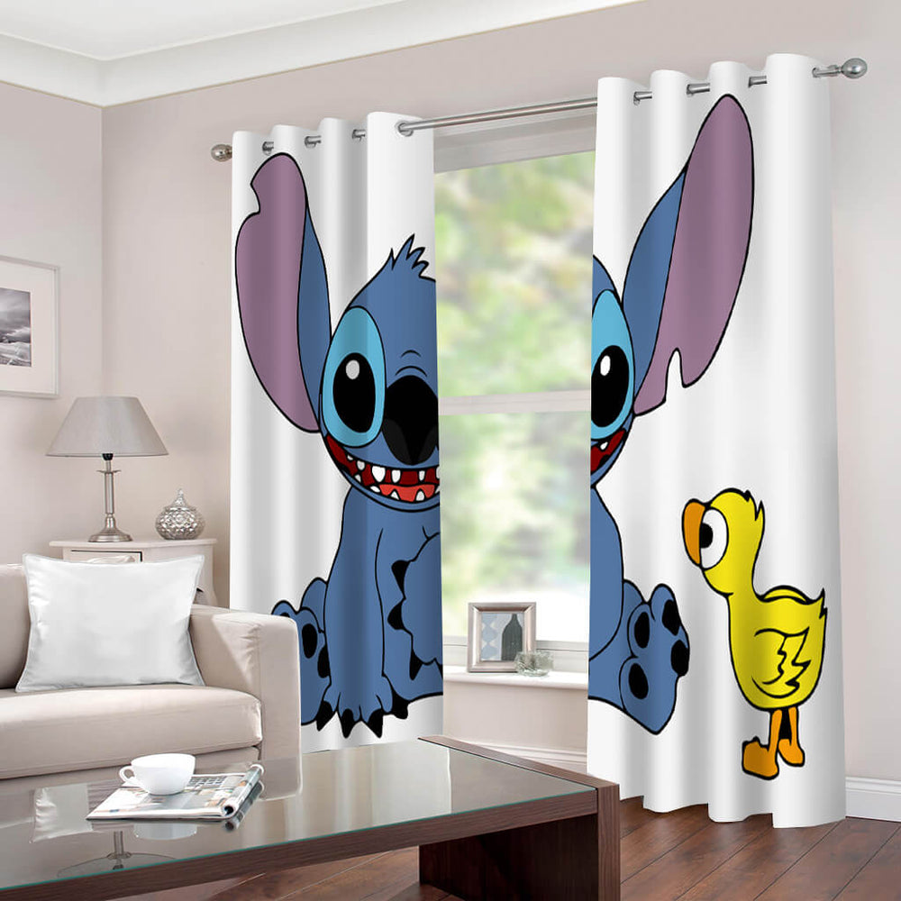 Stitch Curtains Cosplay Blackout Window Drapes for Room Decoration (Online Order Only)