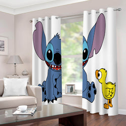 Stitch Curtains Cosplay Blackout Window Drapes for Room Decoration (Online Order Only)