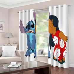 Stitch Curtains Cosplay Blackout Window Drapes for Room Decoration (Online Order Only)