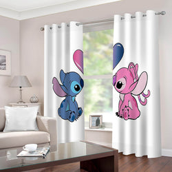 Stitch Curtains Cosplay Blackout Window Drapes for Room Decoration (Online Order Only)