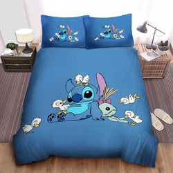 Stitch Pattern Duvet Cover Kids Room Bedding Sets (ONLINE ORDER ONLY)