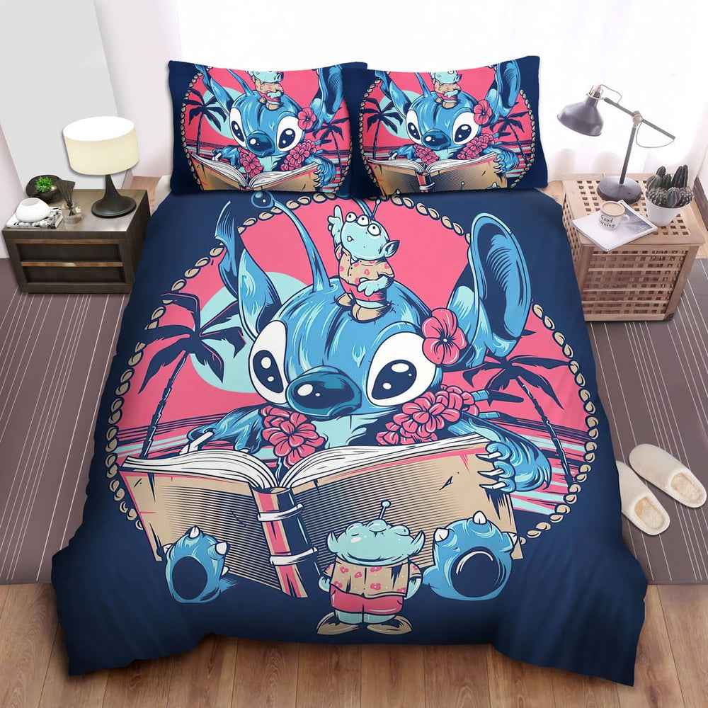 Stitch Pattern Duvet Cover Kids Room Bedding Sets (ONLINE ORDER ONLY)