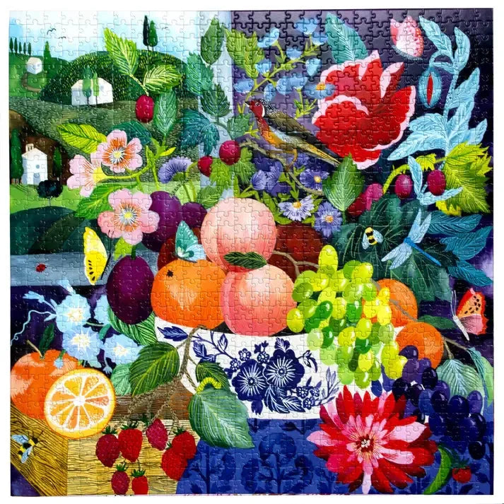 Stone Fruit Life 1000 Piece Jigsaw Puzzle eeBoo (ONLINE ORDER ONLY)