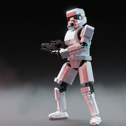 Stormtrooper 9" Figure - Custom MOC made using LEGO parts (Online Order Only)