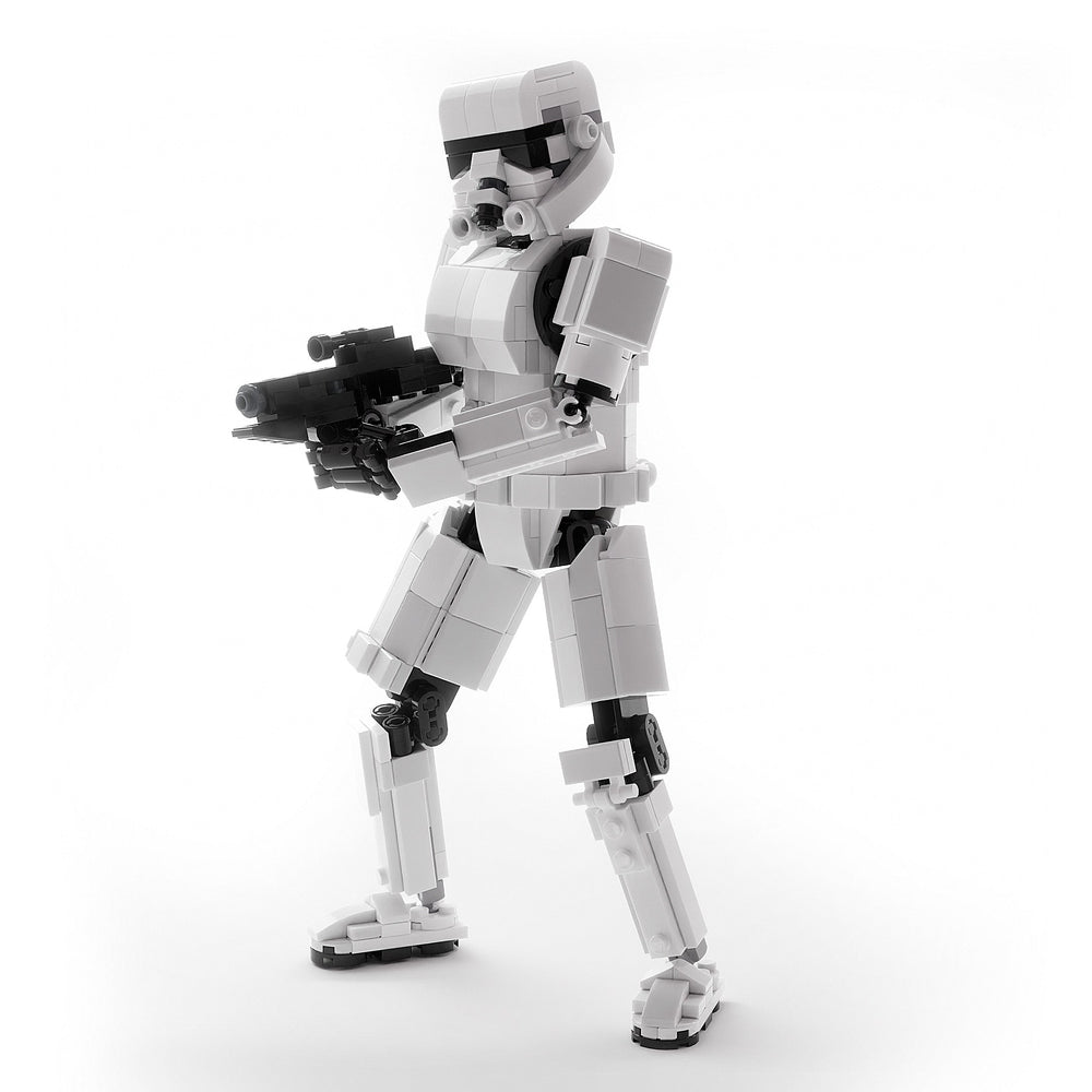 Stormtrooper 9" Figure - Custom MOC made using LEGO parts (Online Order Only)
