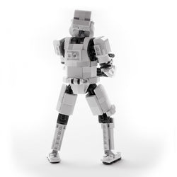 Stormtrooper 9" Figure - Custom MOC made using LEGO parts (Online Order Only)