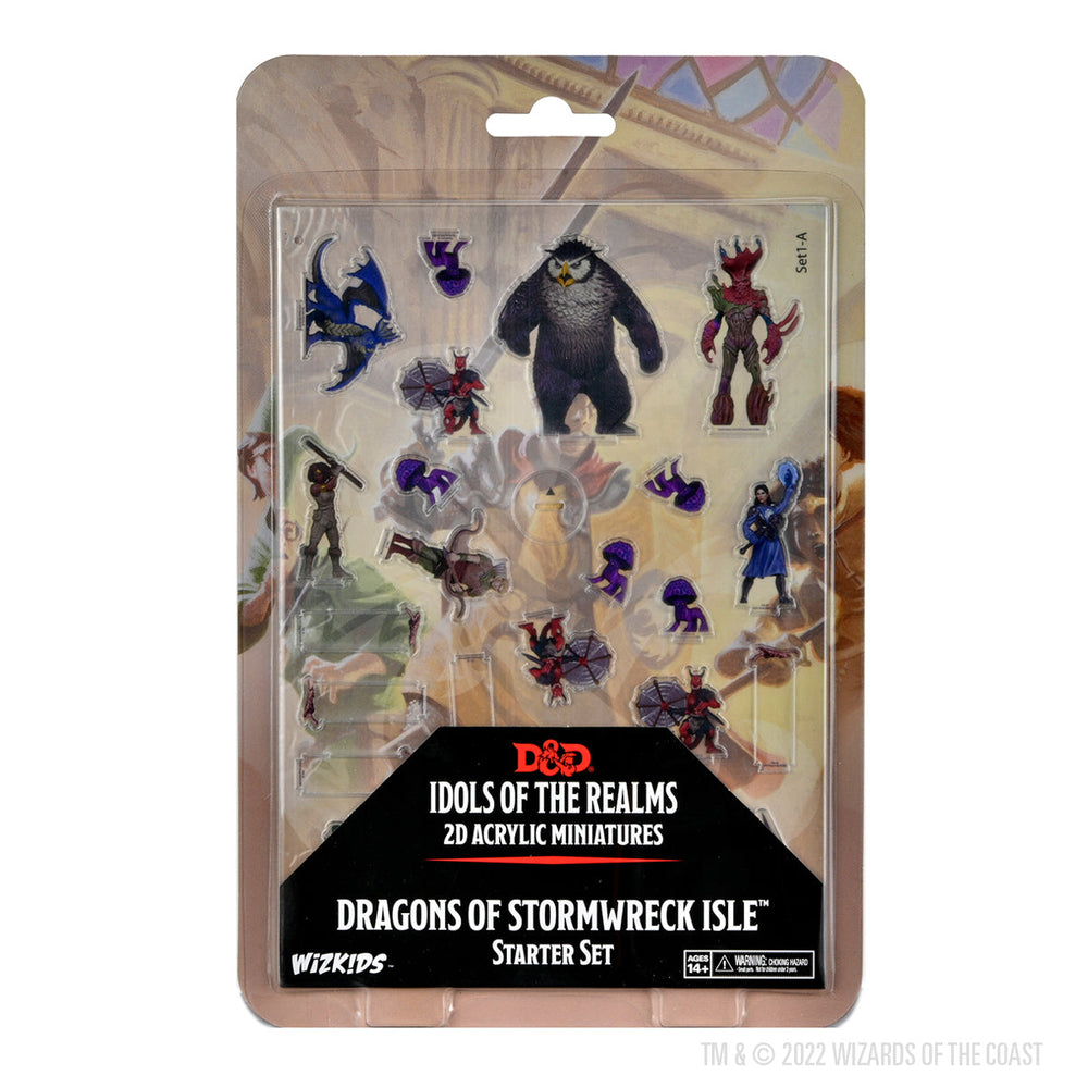 D&D: Idols of the Realms - Dragons of Stormwreck Isle - 2D Acrylic Miniatures (ONLINE ORDER ONLY)