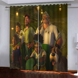 Strange World Curtains Pattern Blackout Window Drapes (Online Order Only)