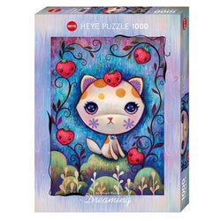 Strawberry Kitty Dreaming 1000 Piece Jigsaw Puzzle Heye (ONLINE ORDER ONLY)