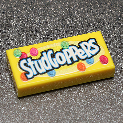 Studgoppers - Custom Printed 1x2 Tile (Online Order Only)