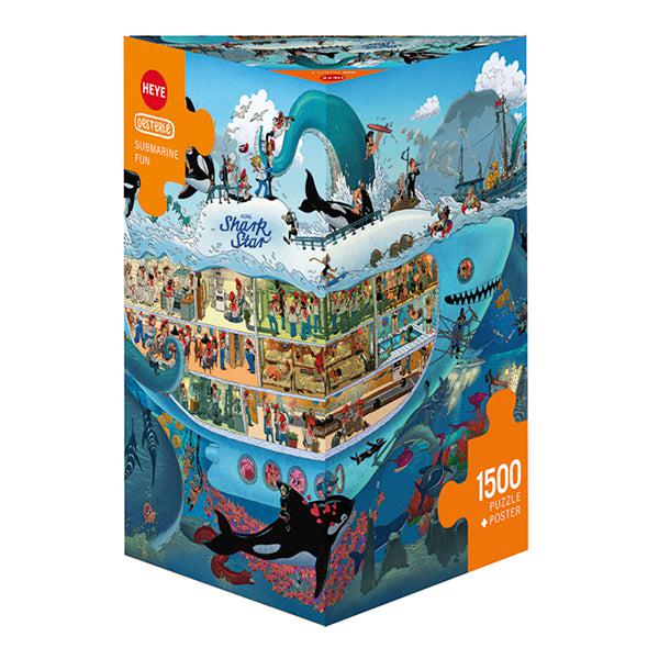Submarine Fun 1500 Piece Jigsaw Puzzle Heye (ONLINE ORDER ONLY)