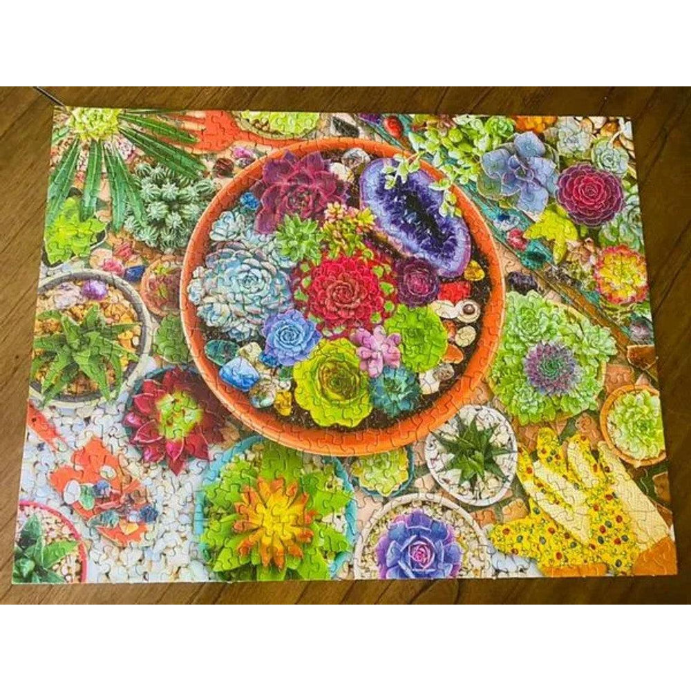 Succulent Garden 500 Piece Jigsaw Puzzle Springbok (ONLINE ORDER ONLY)