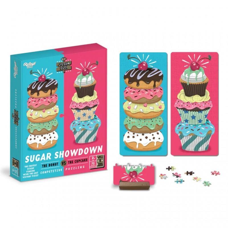 Sugar Showdown Set of 2 70 Piece Jigsaw Duel Puzzles Ridley (ONLINE ORDER ONLY)