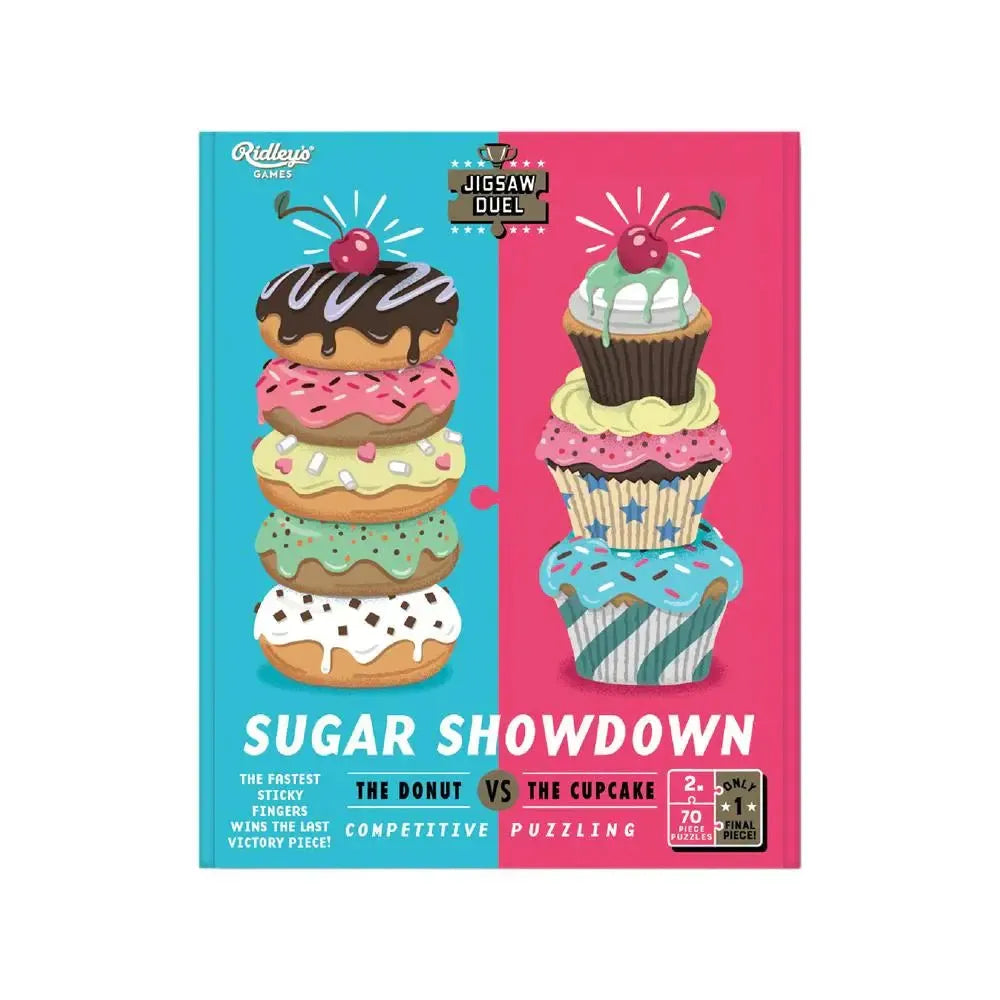 Sugar Showdown Set of 2 70 Piece Jigsaw Duel Puzzles Ridley (ONLINE ORDER ONLY)