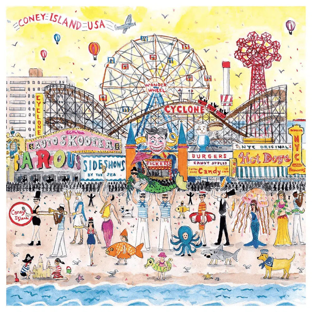 Summer at the Amusement Park 500 Piece Jigsaw Puzzle Galison (ONLINE ORDER ONLY)