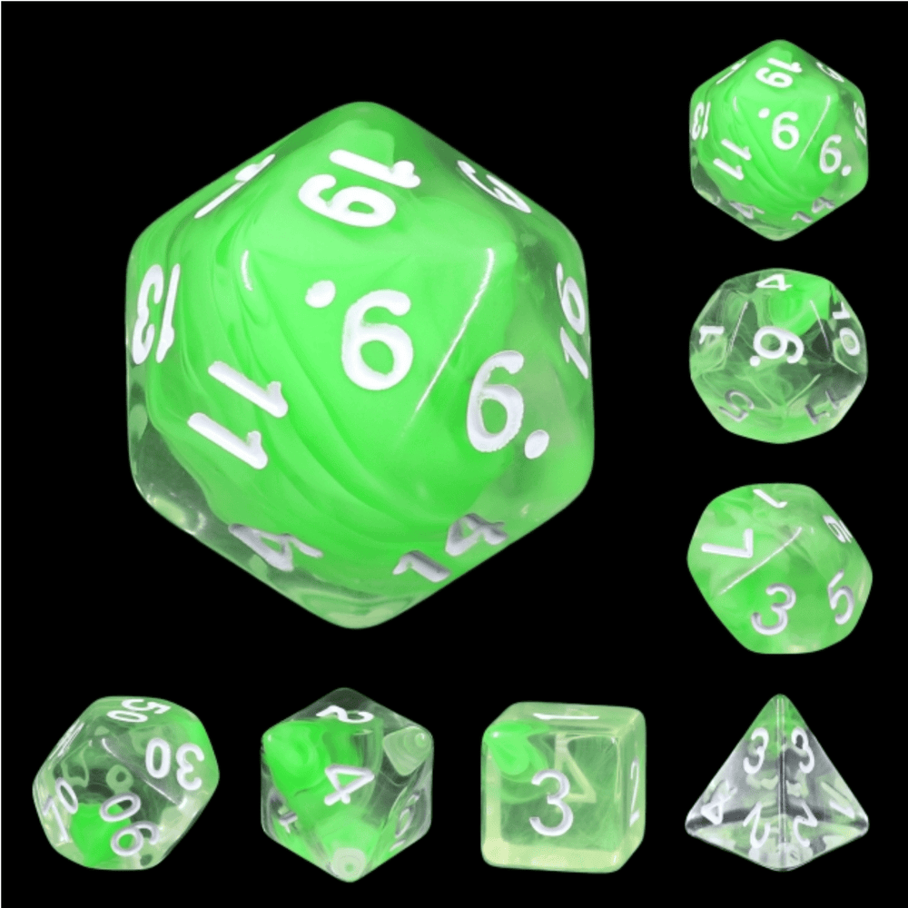 Summer Limes RPG Dice Set (ONLINE ORDER ONLY)