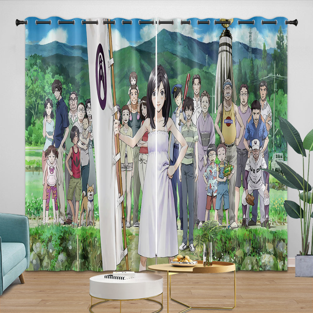 Summer Wars Curtains Blackout Window Drapes Room Decoration (Online Order Only)