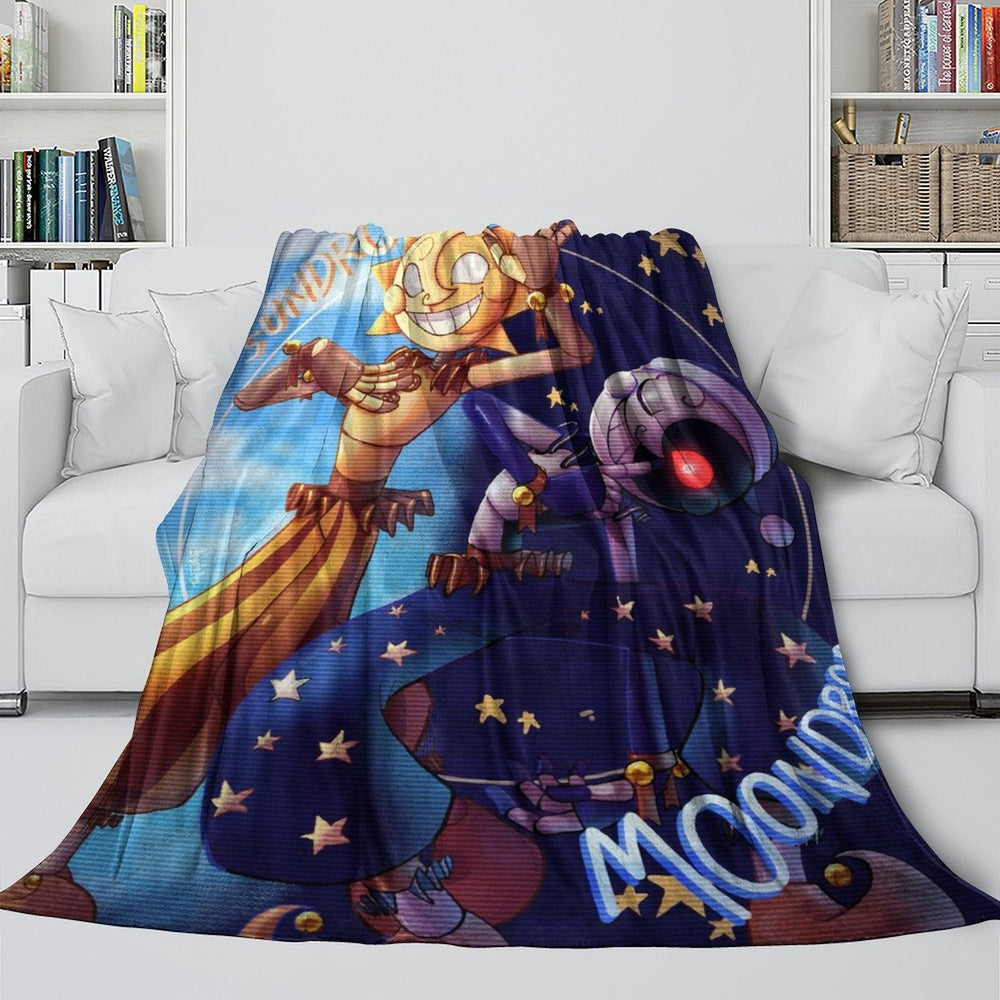 Sundrop And Moondrop Blanket Flannel Fleece Throw (Online Order Only)