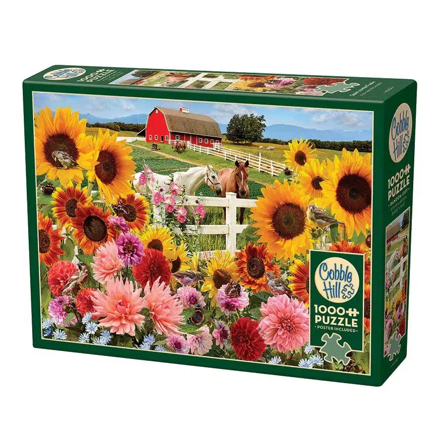 Sunflower Farm 1000 Piece Jigsaw Puzzle Cobble Hill (ONLINE ORDER ONLY)