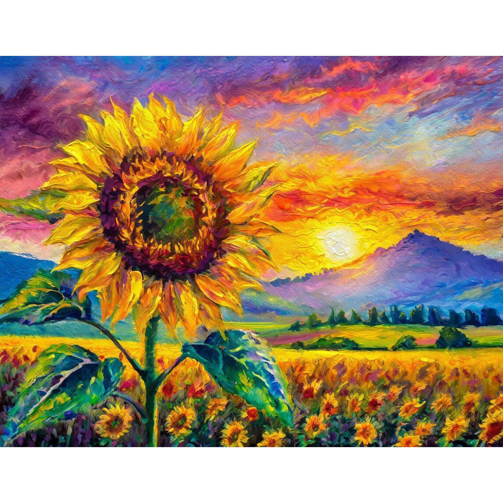 Sunflower Sunset 1000 Piece Jigsaw Puzzle Springbok (ONLINE ORDER ONLY)