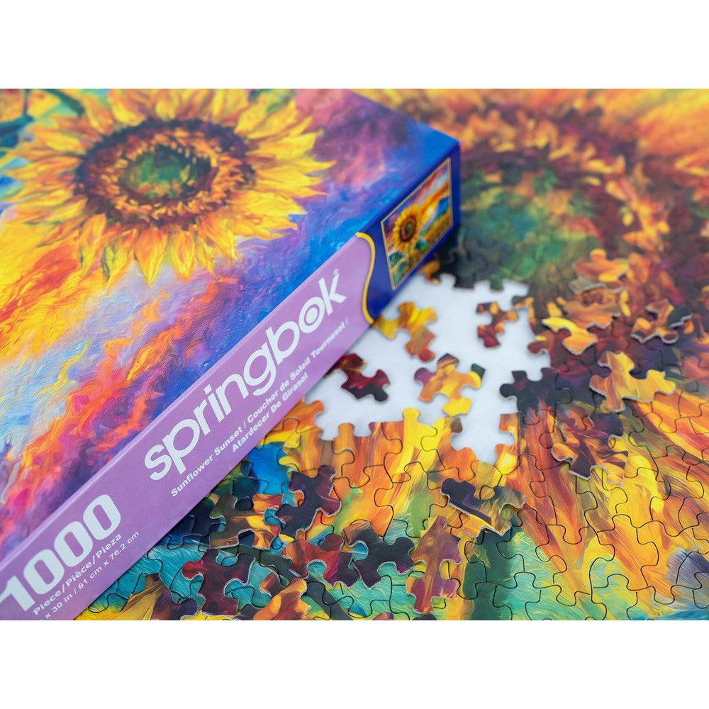 Sunflower Sunset 1000 Piece Jigsaw Puzzle Springbok (ONLINE ORDER ONLY)