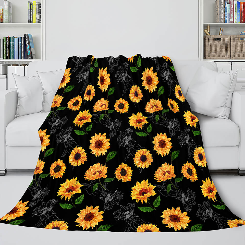 Animal Flower Soft Flannel Fleece Throw Cosplay Blanket (Online Order Only)
