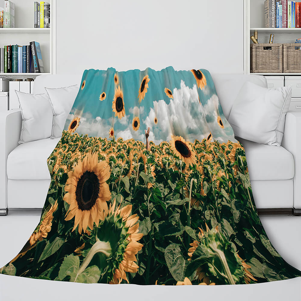 Animal Flower Soft Flannel Fleece Throw Cosplay Blanket (Online Order Only)