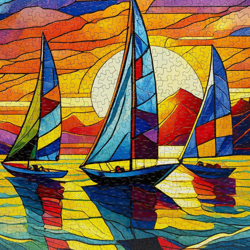 Sunset Sailing 500 Piece Jigsaw Puzzle Springbok (ONLINE ORDER ONLY)