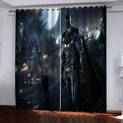 Superhero Batman Curtains Blackout Window Drapes (Online Order Only)