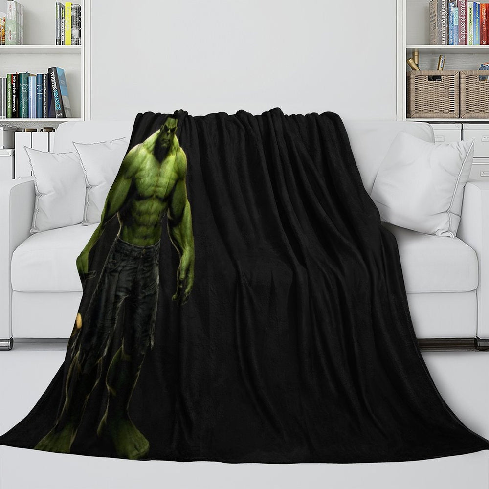 Superhero Hulk Blanket Flannel Throw Kids Room Decoration (ONLINE ORDER ONLY)