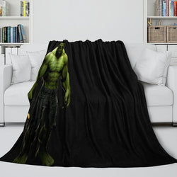 Superhero Hulk Blanket Flannel Throw Kids Room Decoration (ONLINE ORDER ONLY)