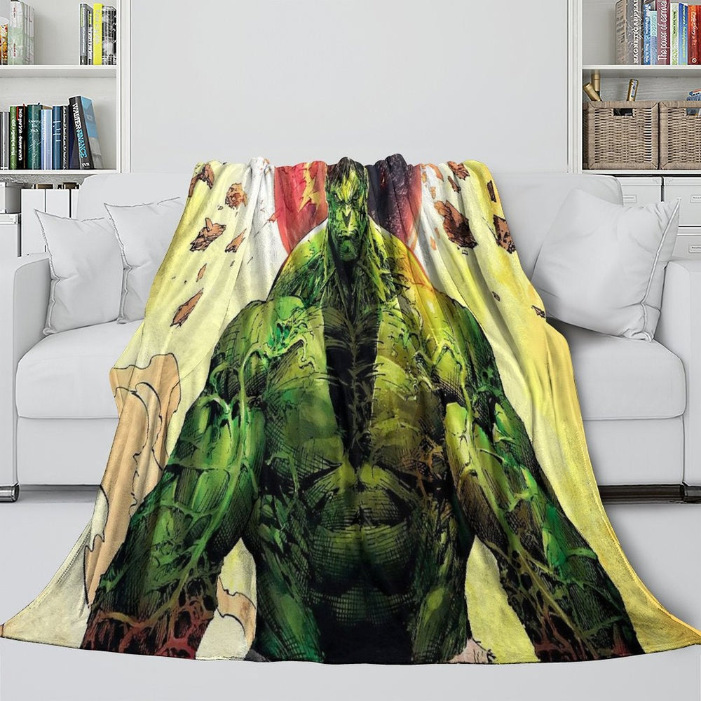 Superhero Hulk Blanket Flannel Throw Kids Room Decoration (ONLINE ORDER ONLY)