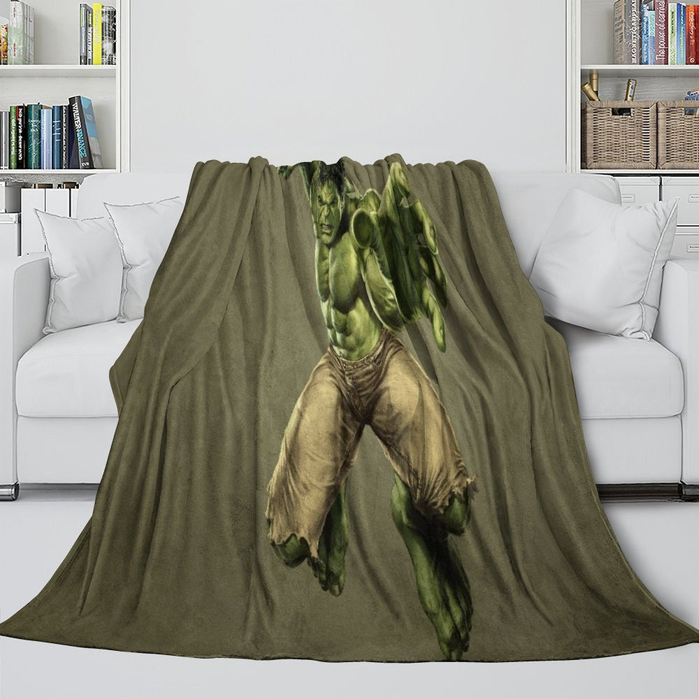 Superhero Hulk Blanket Flannel Throw Kids Room Decoration (ONLINE ORDER ONLY)
