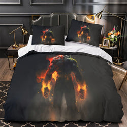 Superhero Hulk Duvet Cover Pattern Bedding Set Without Filler (ONLINE ORDER ONLY)