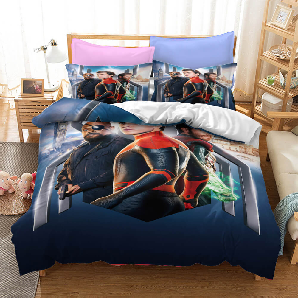 Superhero Spiderman Bedding Set Quilt Cover Without Filler (Online Order Only)