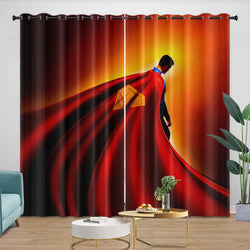 Superman 2025 Curtains Blackout Window Drapes Room Decoration (Online Order Only)