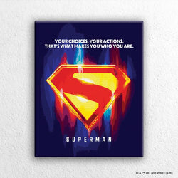 Superman Logo  - Paint By Numbers Kit (ONLINE ORDER ONLY)