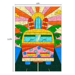 Surf Trip 99 Piece Mini Jigsaw Puzzle Puzzledly