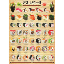 Sushi 1000 Piece Jigsaw Puzzle Eurographics (ONLINE ORDER ONLY)