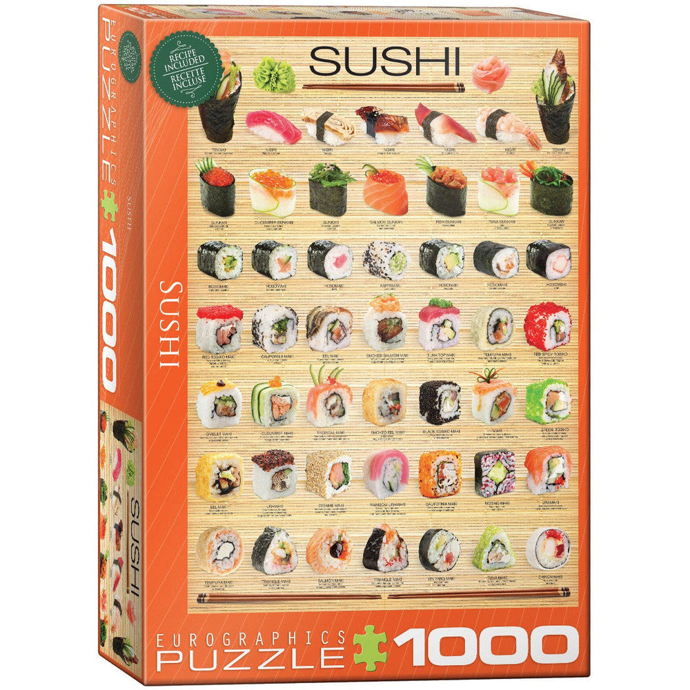 Sushi 1000 Piece Jigsaw Puzzle Eurographics (ONLINE ORDER ONLY)