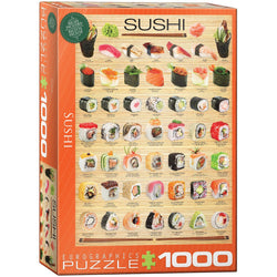 Sushi 1000 Piece Jigsaw Puzzle Eurographics (ONLINE ORDER ONLY)